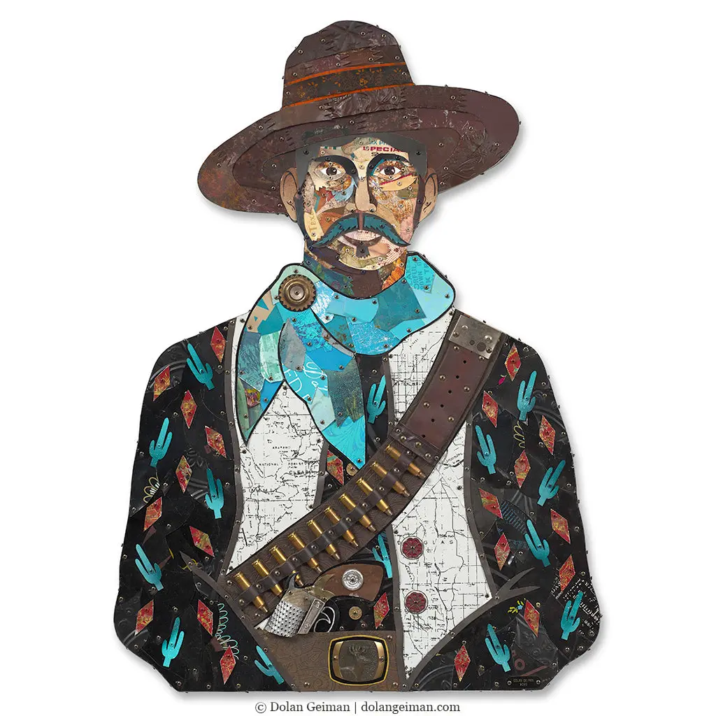 Sonoran Ranger (Cactus) Original Metal Wall Sculpture 1
