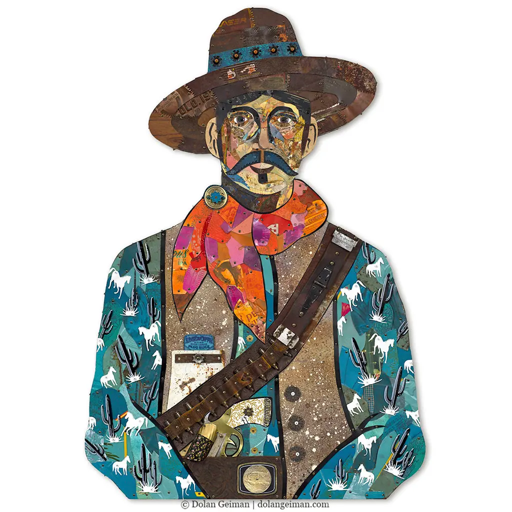 Sonoran Ranger (Large) Original Metal Wall Sculpture 1