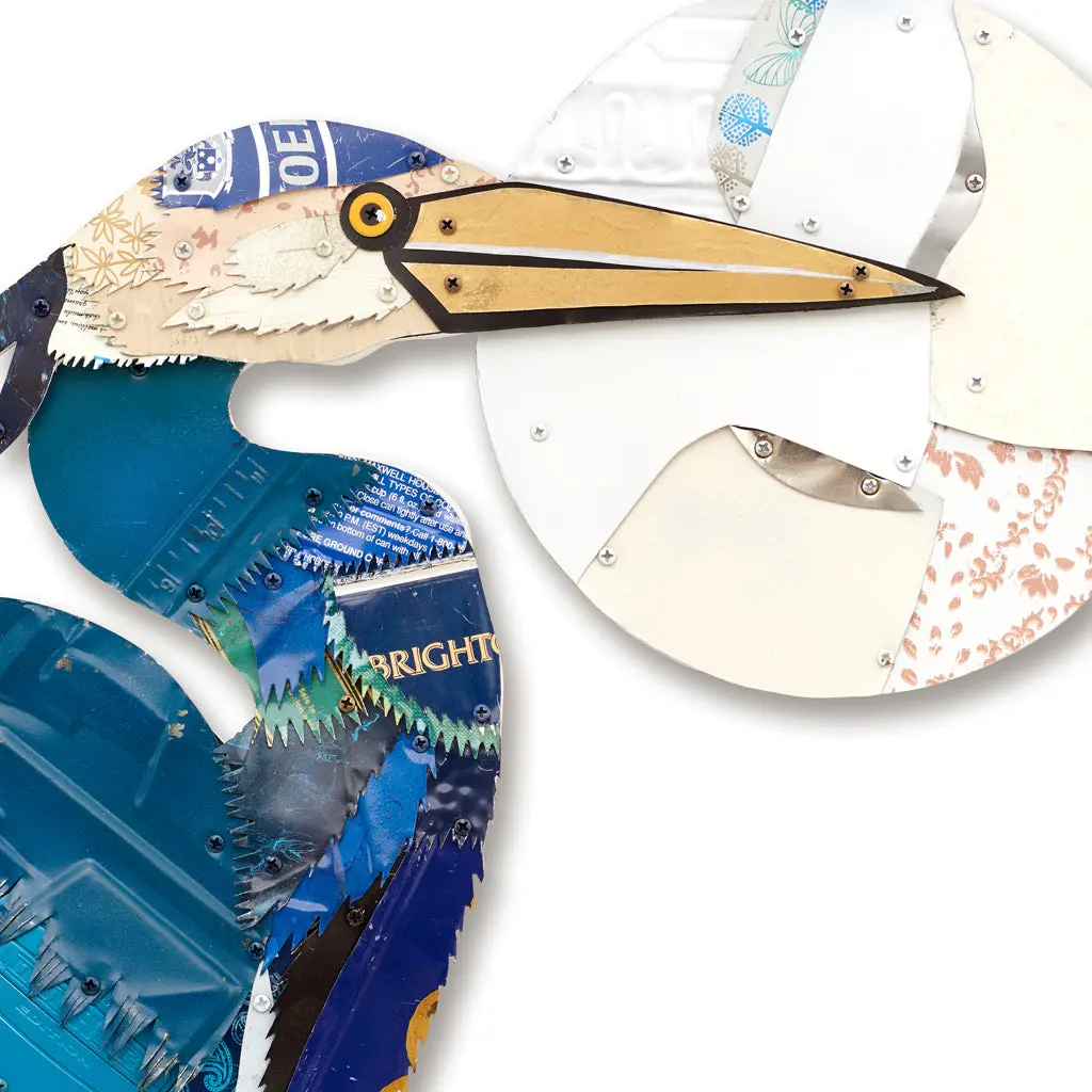 Custom Heron Original Metal Wall Sculpture 2