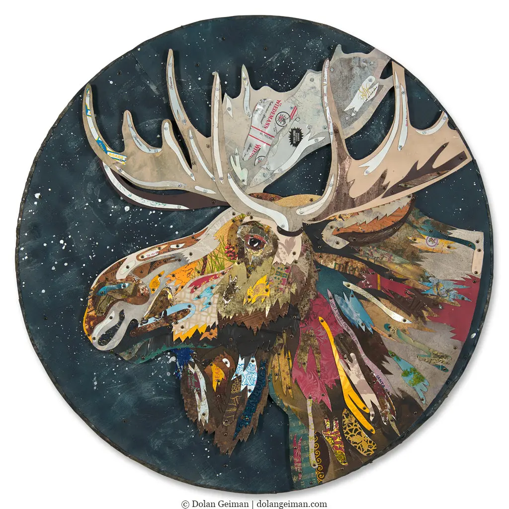 Special Order Stargazing Original Metal Wall Sculpture 1