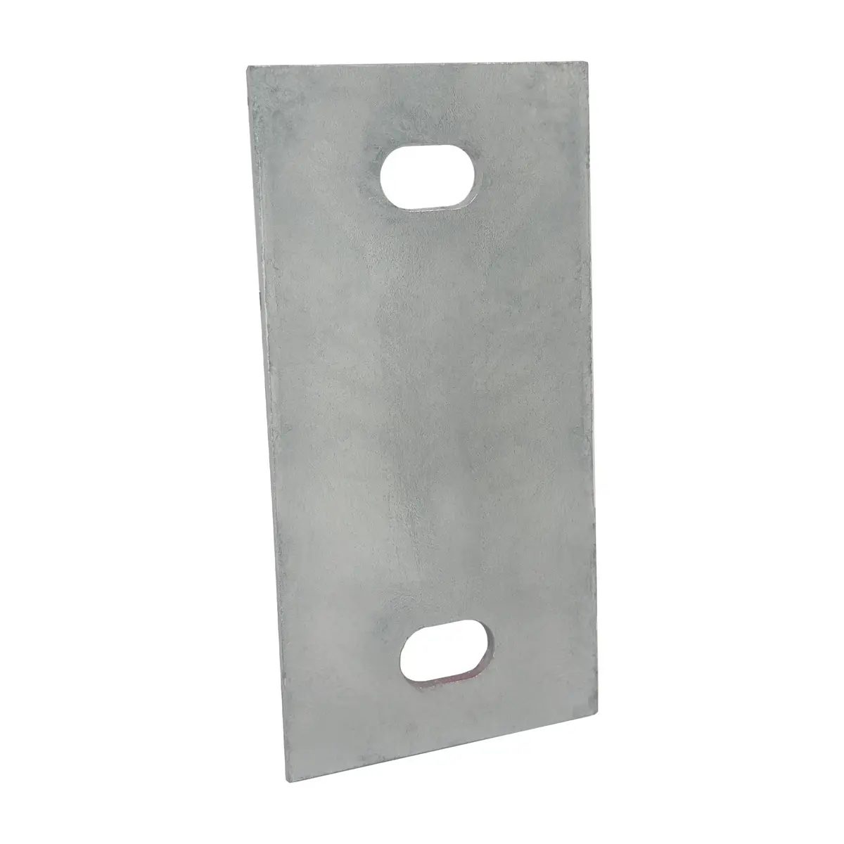 Stationary Dock Washer Plate, 5" X 2-1/2" - Heavy-Duty Galvanized Steel 1
