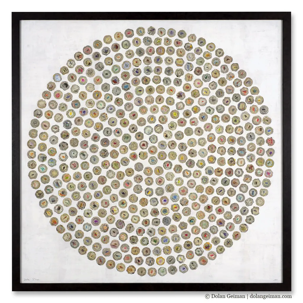 Sundial Original Paper Collage 1