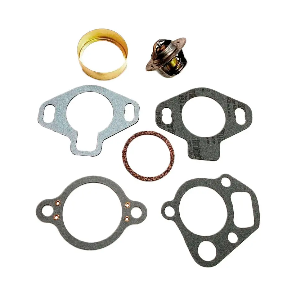 Thermostat 140 Degree Kit W/ Brass Sleeve For Mercruiser 23-47508T, 807252Q3 1