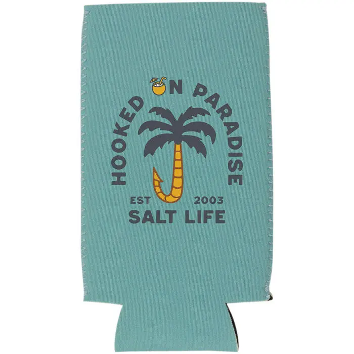 Salt Life - Hooked On Paradise Can Holder 1