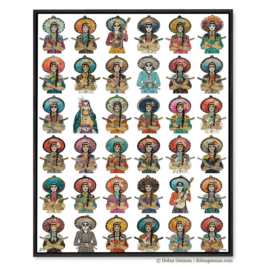 Ten Years Told Canvas Print With Float Frame 1