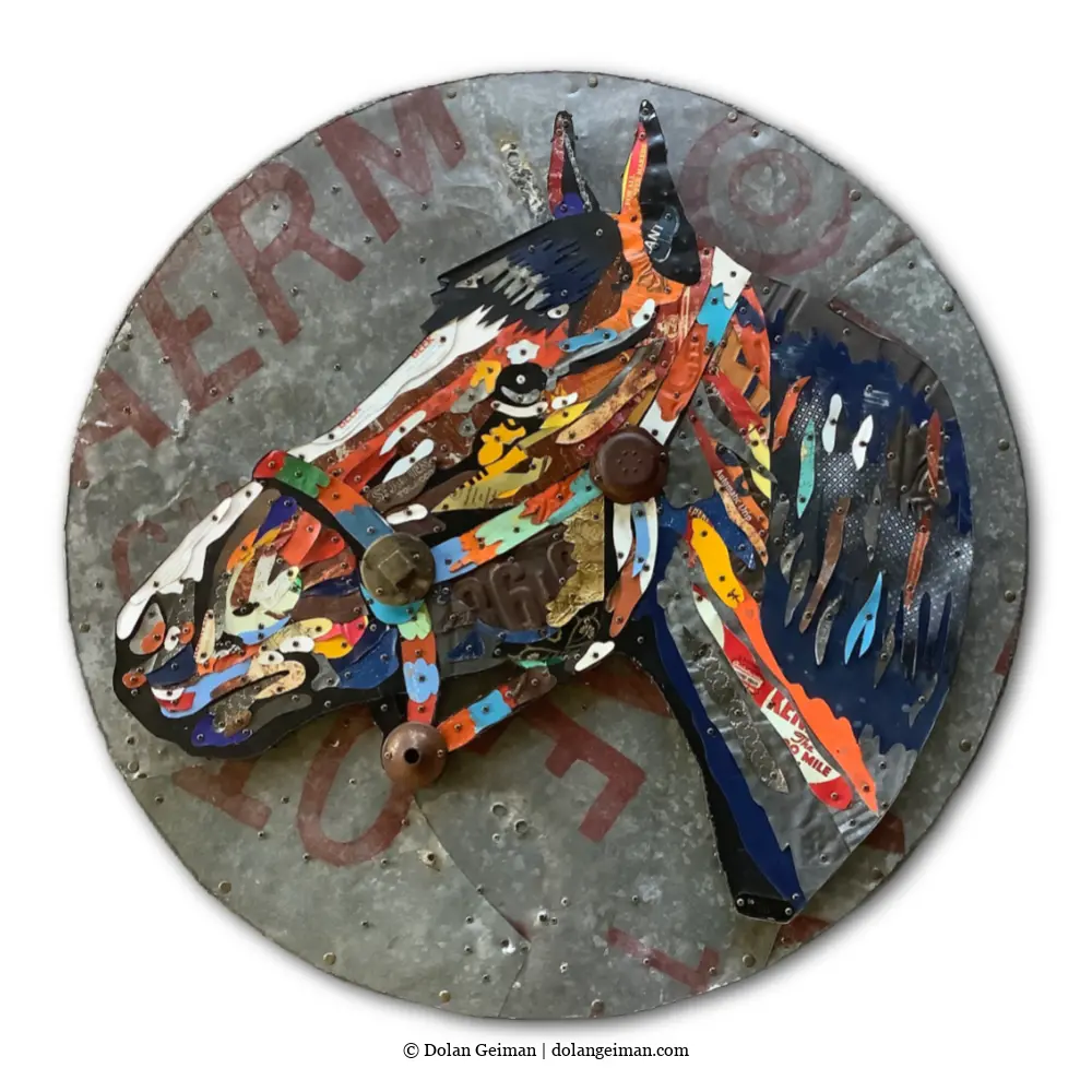Tennessee Stud (Steel) Original Metal Wall Sculpture 1