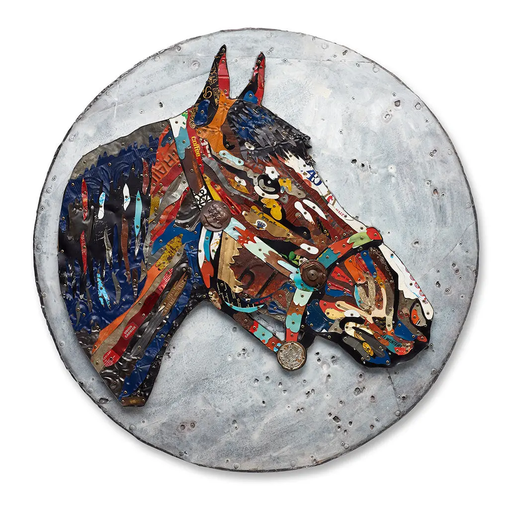 Special Order Tennessee Stud Original Metal Wall Sculpture 1