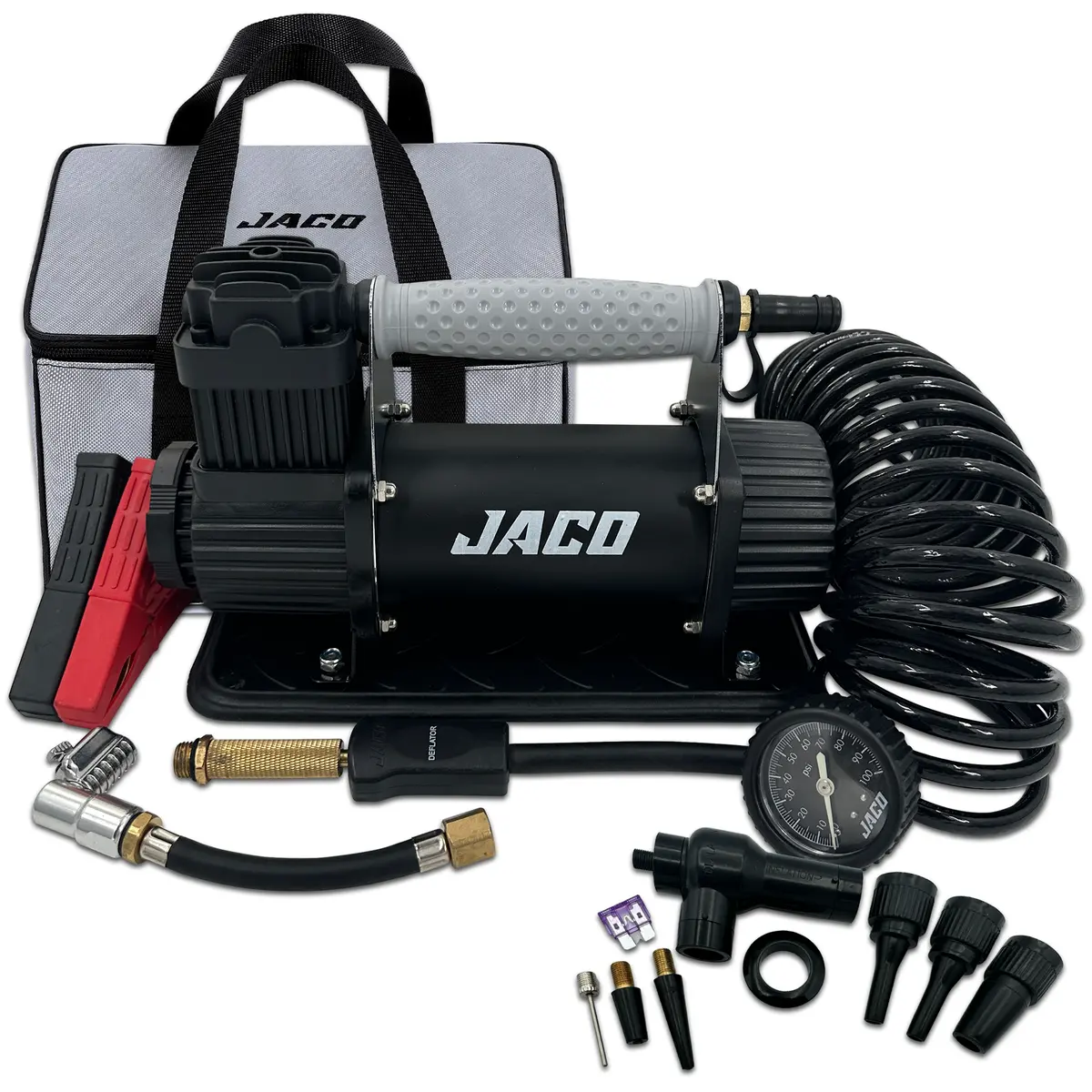 Trailpro™ Heavy Duty Portable Air Compressor - 3.5 Cfm (12V/33A) | On X Off Road Tire Inflator Kit 1