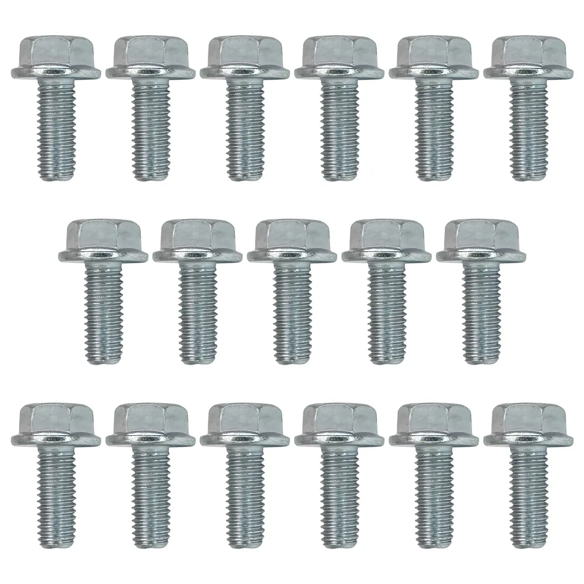 Transmission Oil Pan Bolt Kit For Chevrolet Gm 4 Speed Overdrive, M8 Flange Bolts (17Pk) 1
