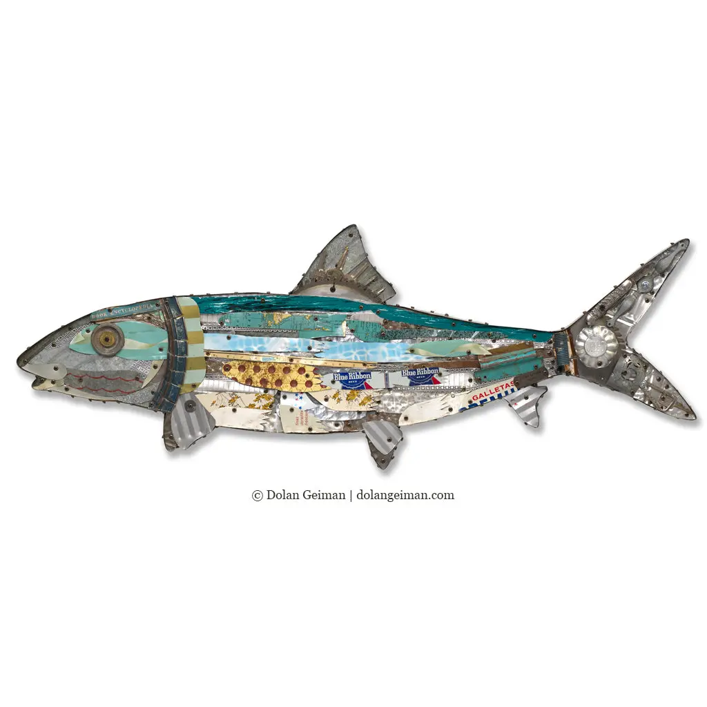 Bonefish Original Metal Wall Sculpture 1