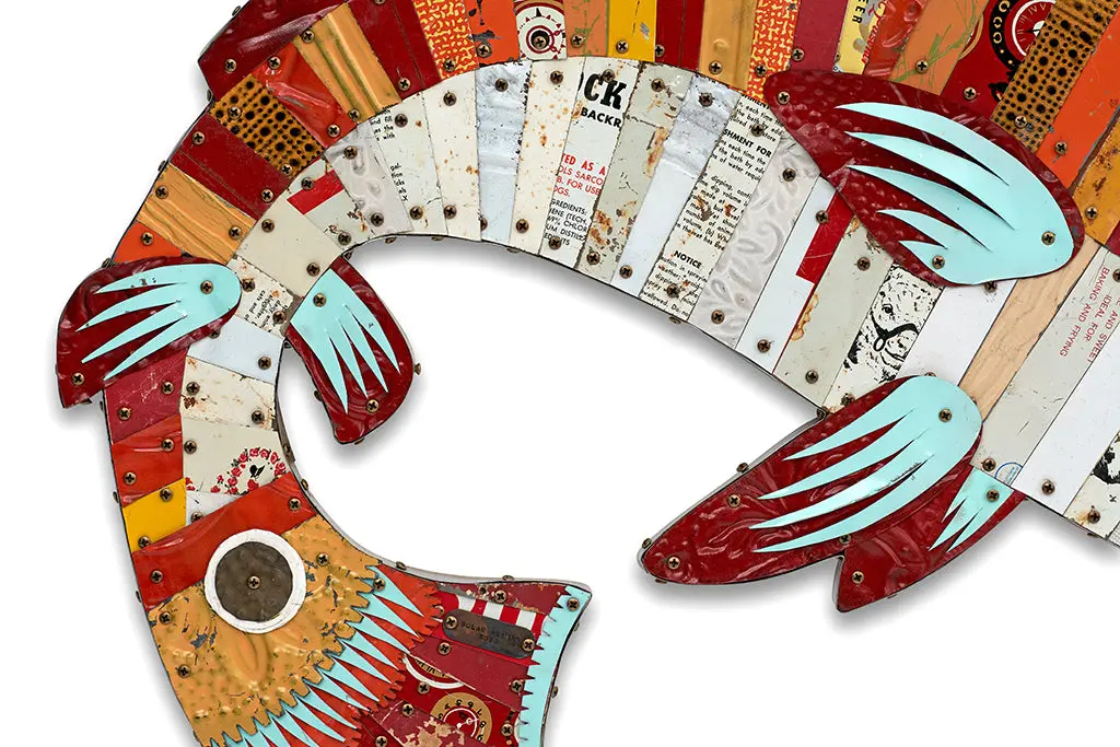 Redfish Original Metal Wall Sculpture 2