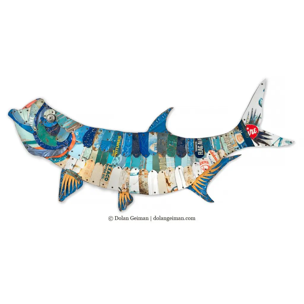 Tarpon Original Metal Wall Sculpture 1