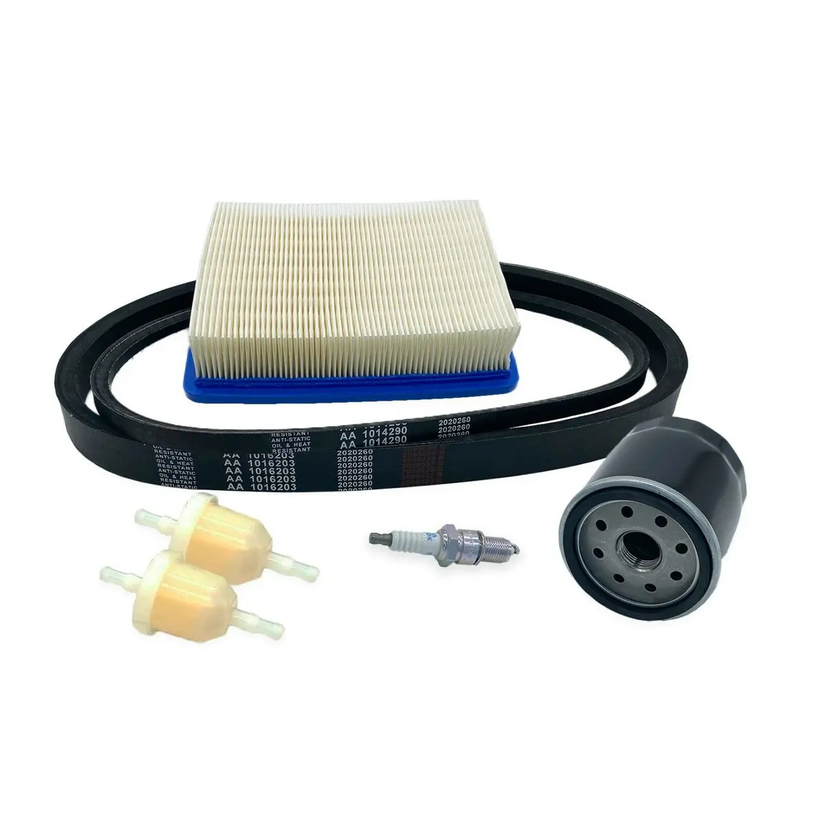 Tune Up Kit For 1994 Club Car Ds - Drive, Starter Belts, Air + Oil Filter, Plug 1