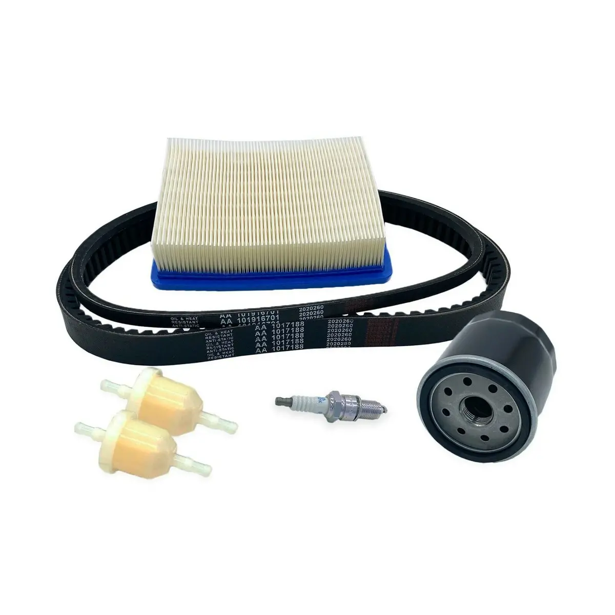 Tune Up Kit For 97-03 Club Car Carryall Ii - Drive, Starter Belts, Filters, Plug 1