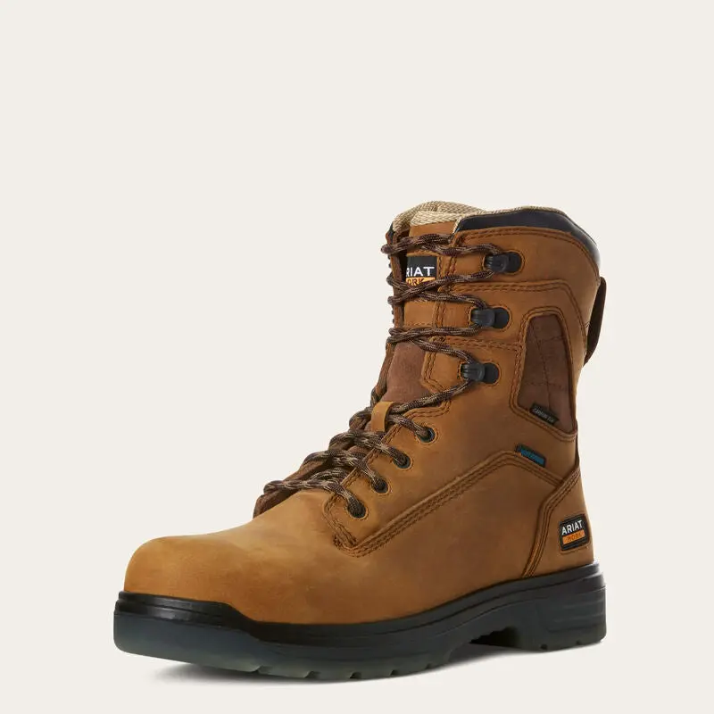 Ariat Turbo 8" Waterproof Carbon Toe Work Boot 1