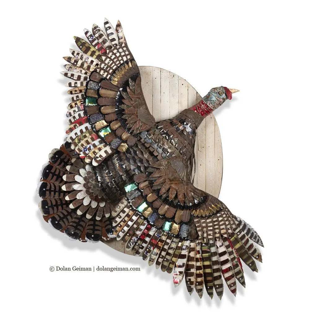 Turkey Original Faux Taxidermy Sculpture 2