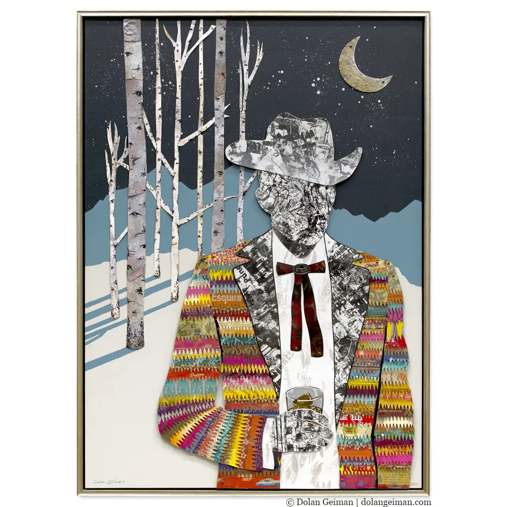 Twilight Cocktail (Colorado Edition) Original Metal Wall Sculpture 1