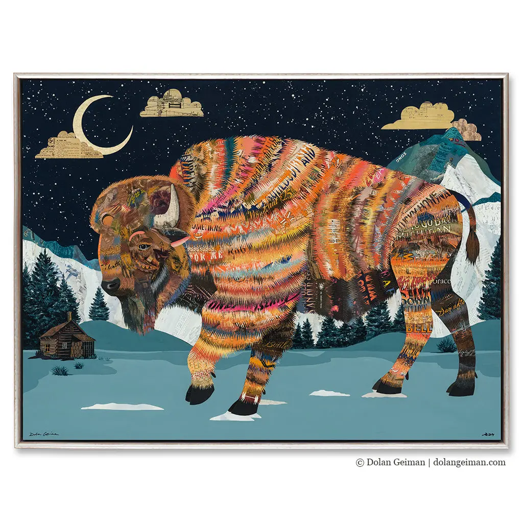 Under The Milky Way Canvas Print With Float Frame 1