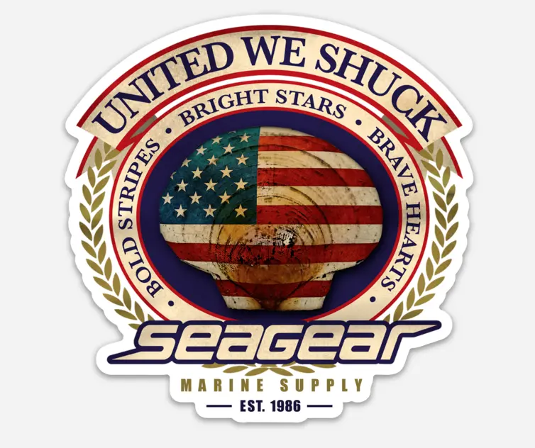 Sea Gear - United We Shuck Sticker 1