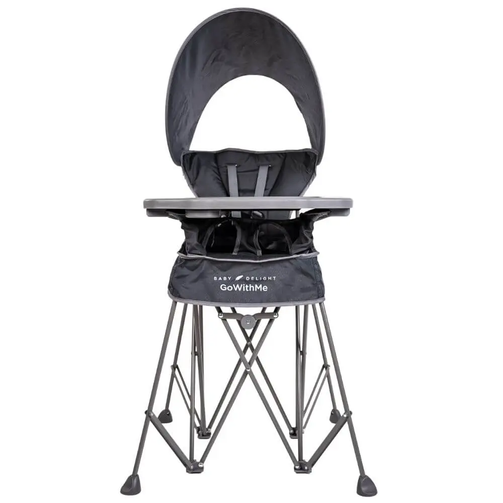 Uplift Deluxe Portable High Chair With Canopy 1