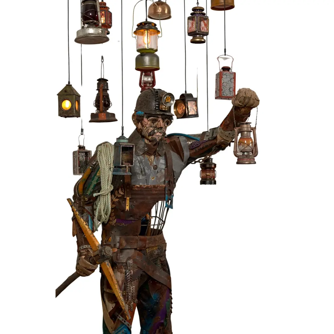 Custom Miner For Founders Place Park City Original 3D Sculpture 1