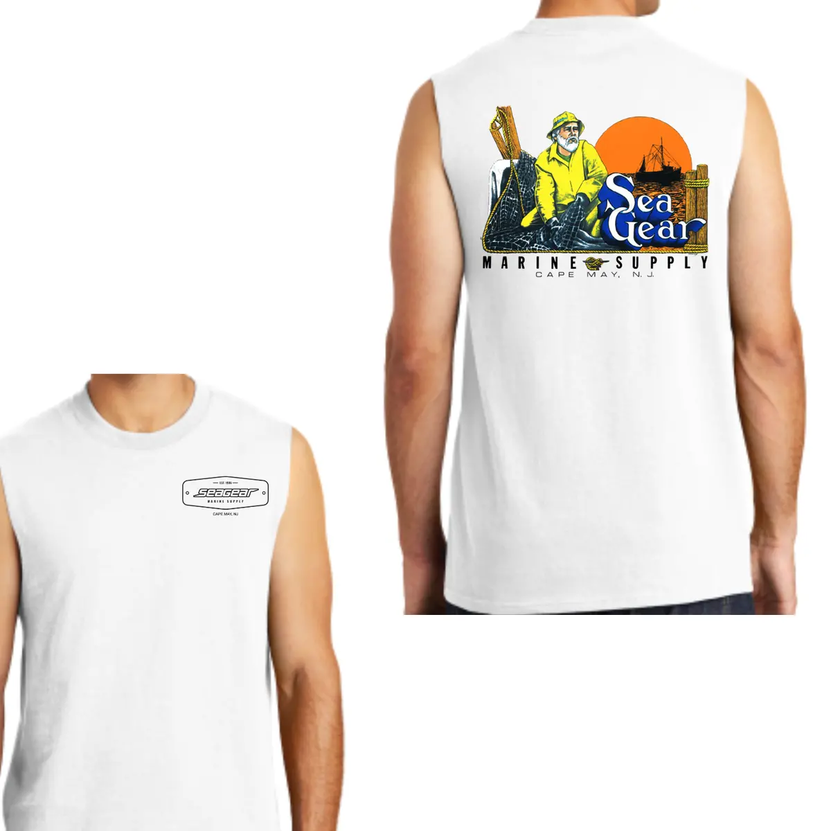 Sea Gear - Old Man Muscle Tank Top 2