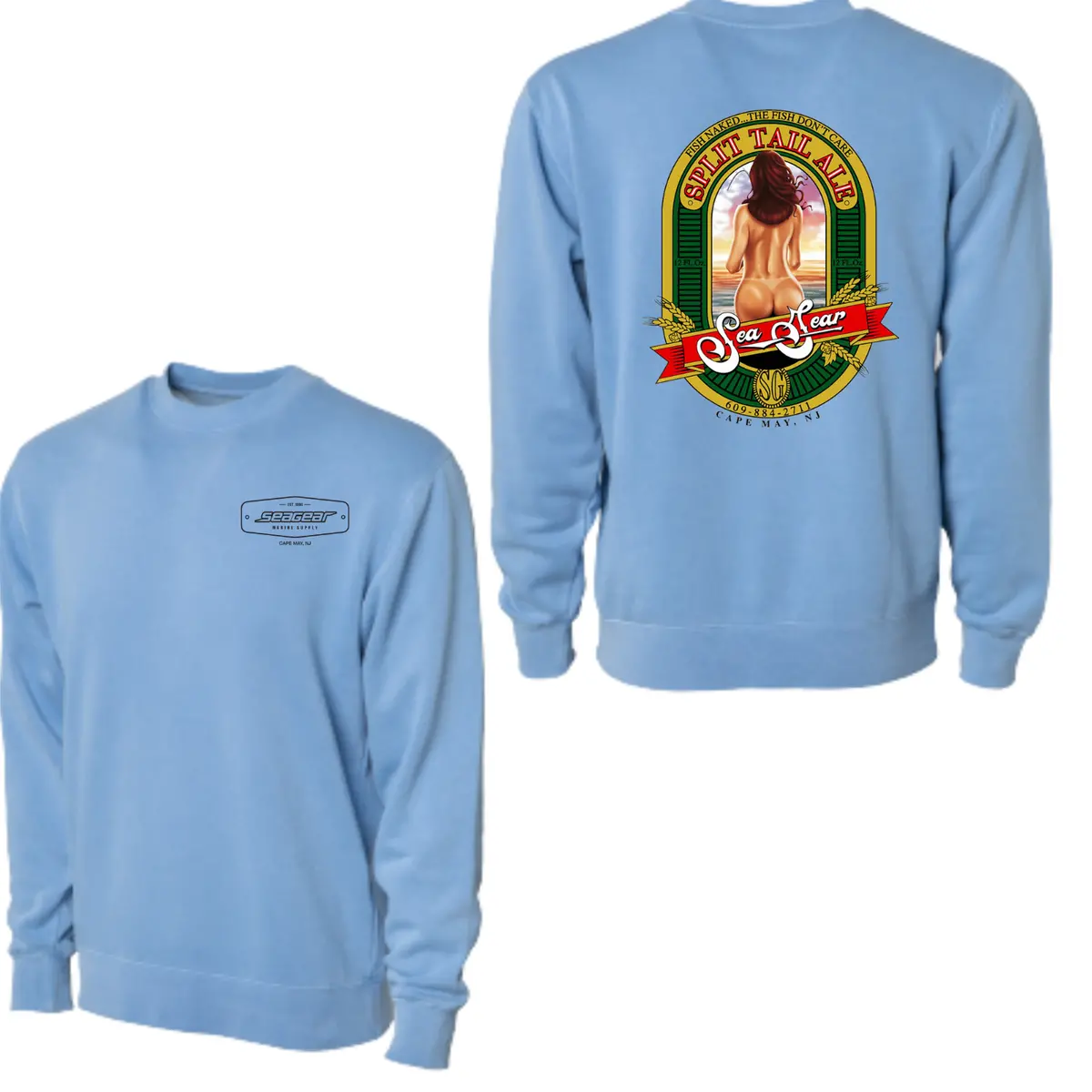 Sea Gear - Split Tail Crewneck 1