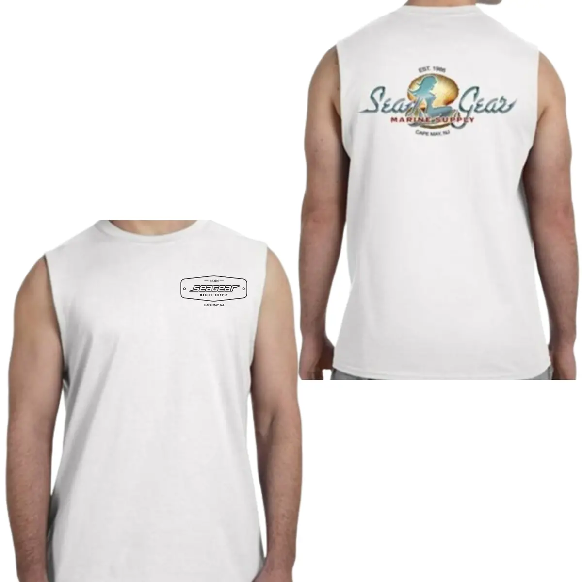 Sea Gear Sleeveless Mud Flap T-Shirt