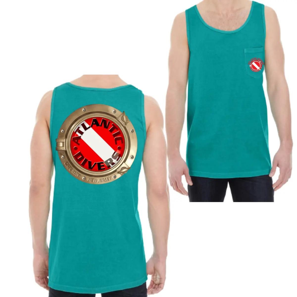 Atlantic Divers Heavyweight Pocket Tank Top 1