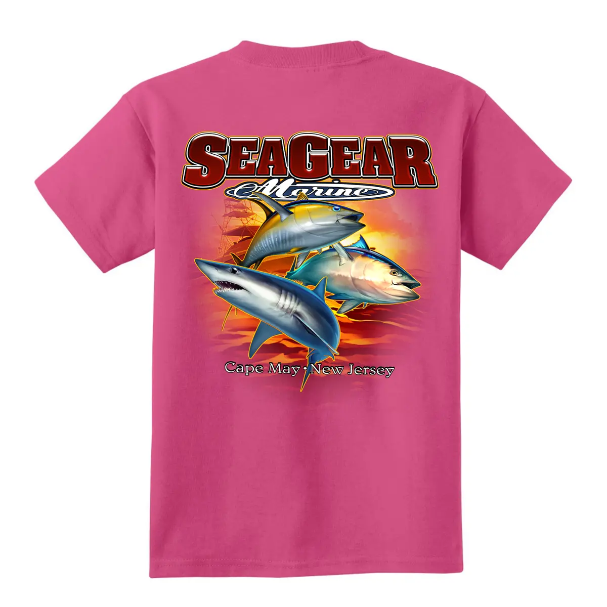 Sea Gear - Kids 3 Fish Short Sleeve 5