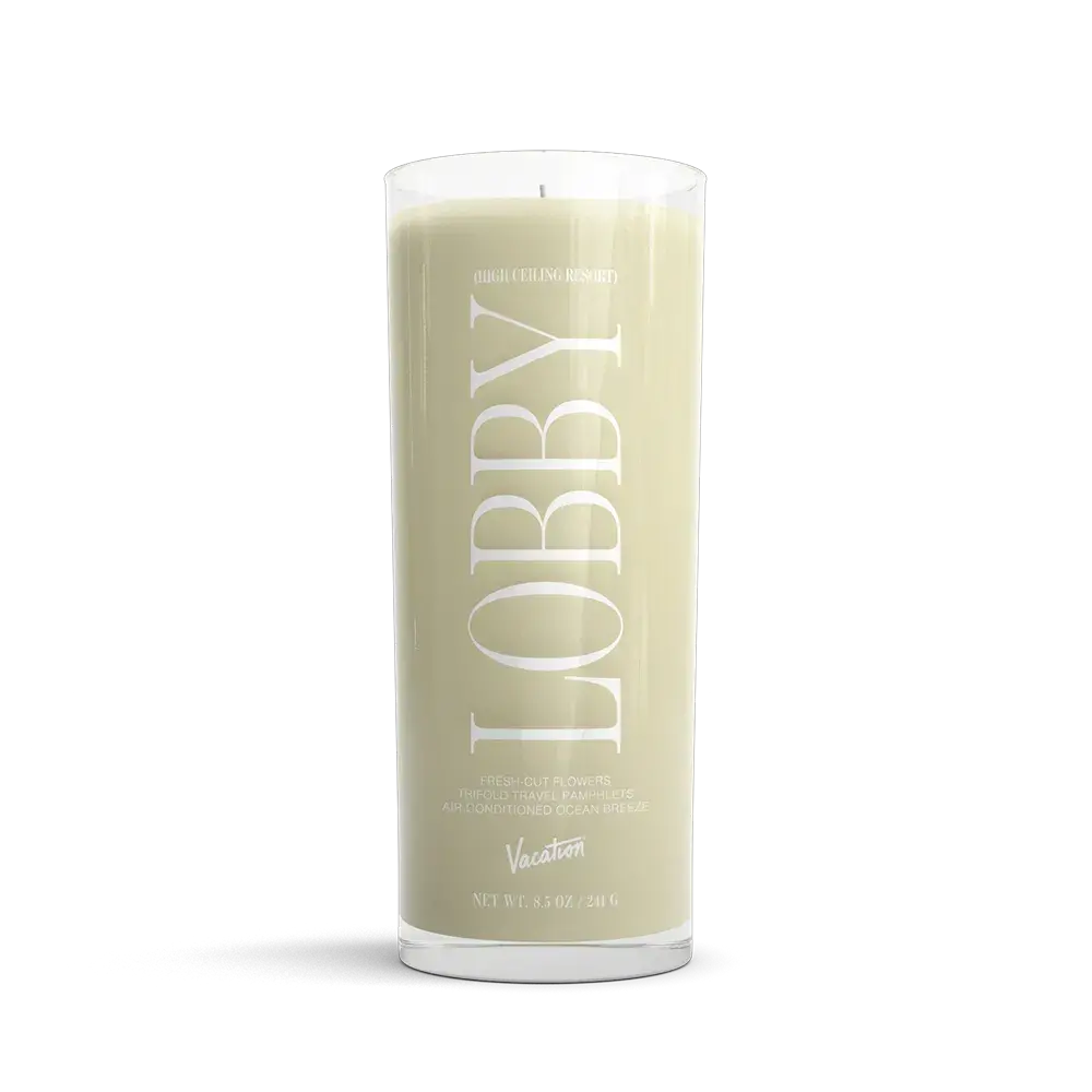 Vacation High Ceiling Resort Lobby Scented Candle 1
