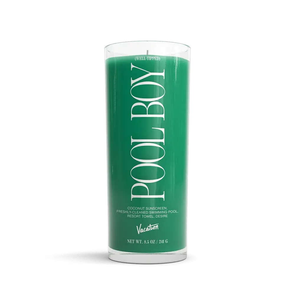 Vacation Well-Tipped Pool Boy Candle 1