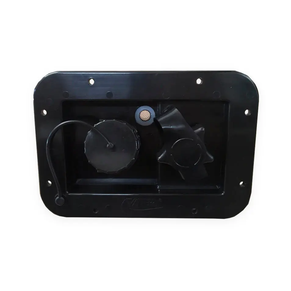 Valterra Black Gravity City Water Fill Dish Check Valve Rv Trailer Marine 1