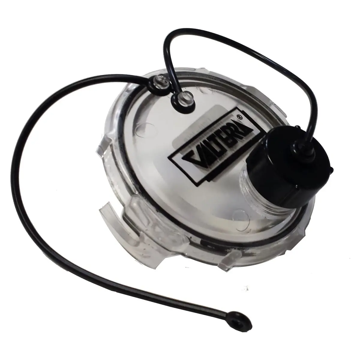 Valterra Clear Waste Valve Termination Cap With Bayonet Hook - 3" W/ Capped 3/4" Ght 1