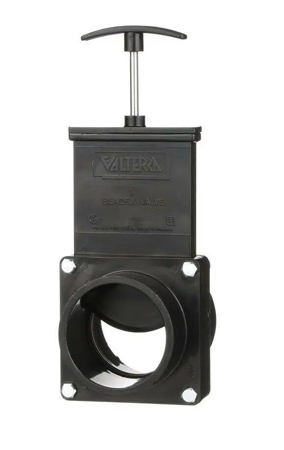 Valterra T40 3" Rv Waste Dump Gate Valve 3-Inch Hub X 3-Inch Spigot Connection 1