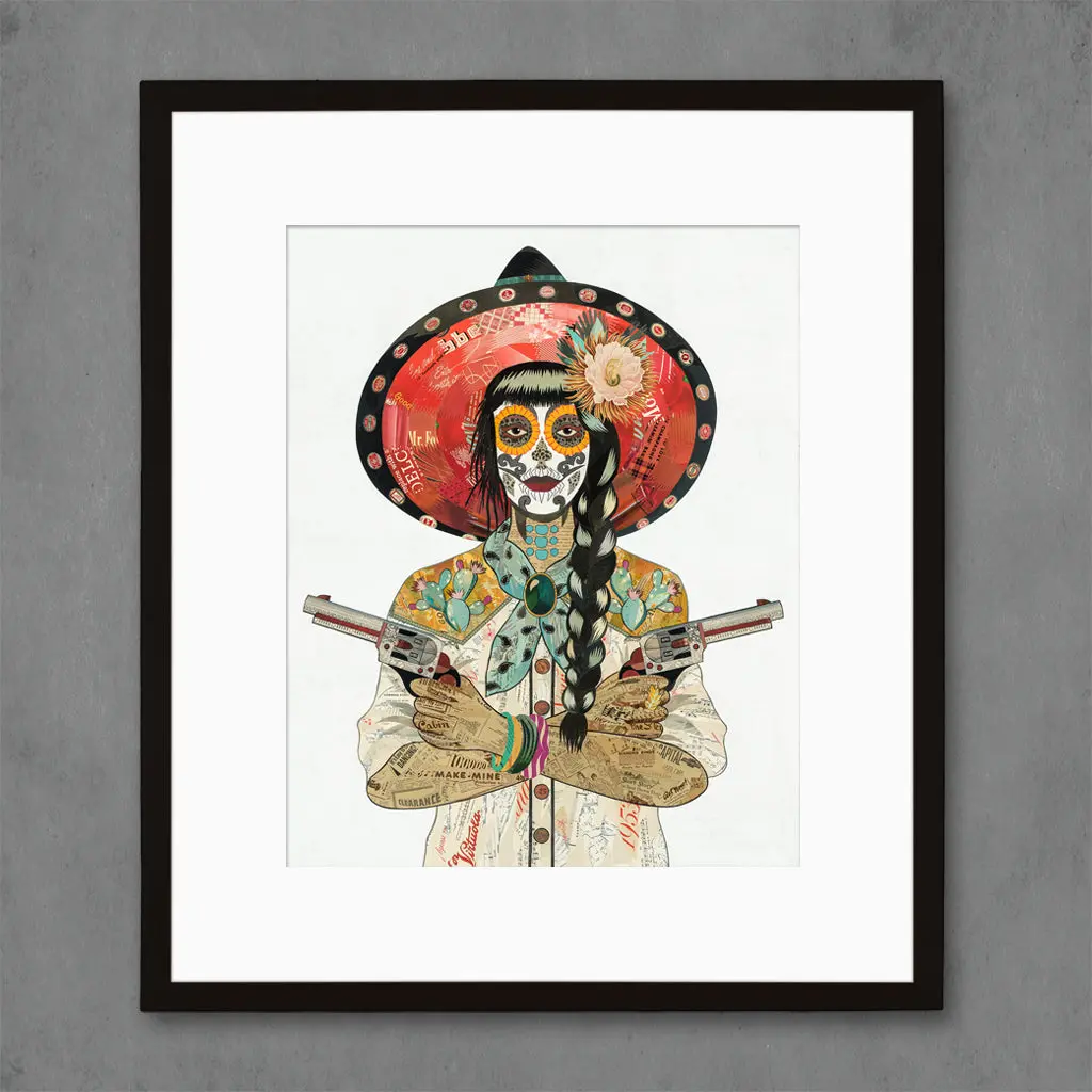 Vaquera Sudoeste (Cactus) Limited Edition Paper Print 5