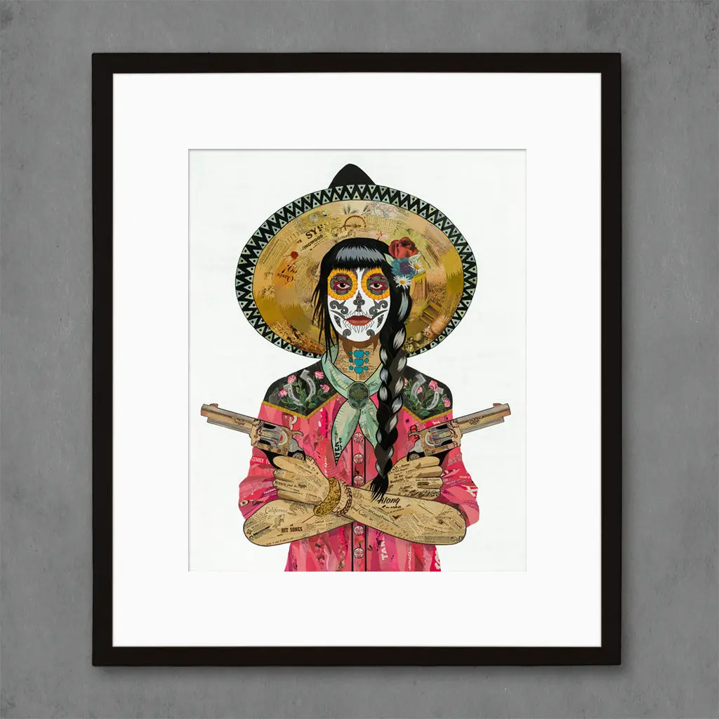 Vaquera Sudoeste (Lucky Horseshoes) Limited Edition Paper Print 7