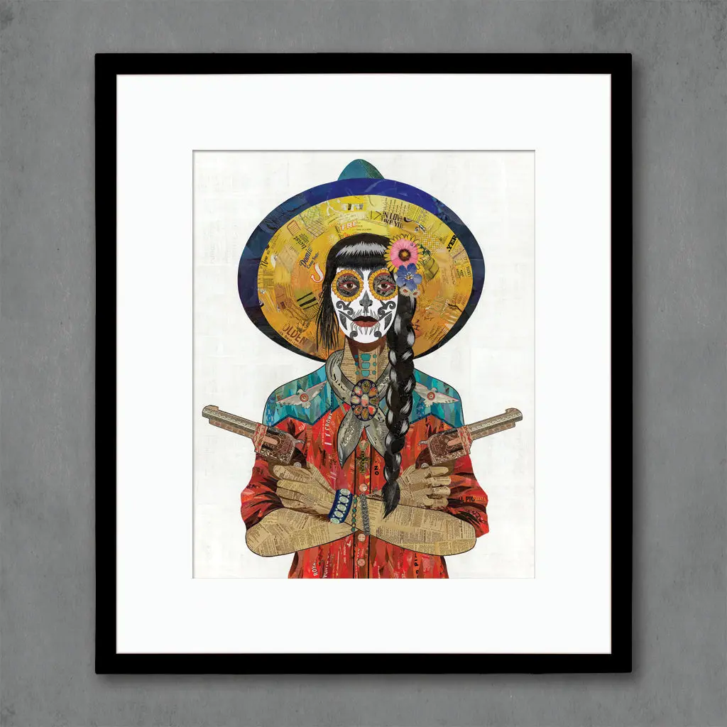 Vaquera Sudoeste (Red) Limited Edition Paper Print 3
