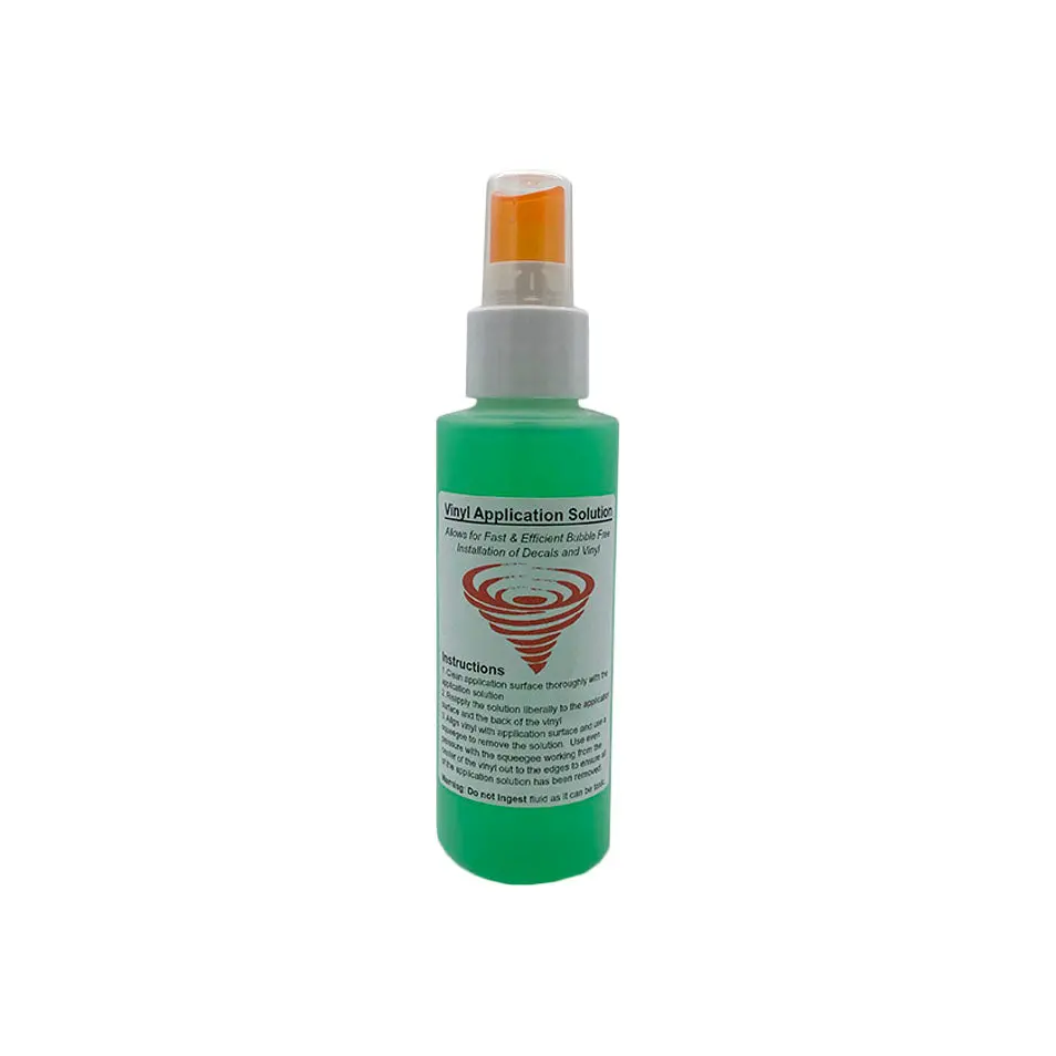 Vinyl Wrap Rapid Application Solution 4 Fl Oz Spray Bottle 1