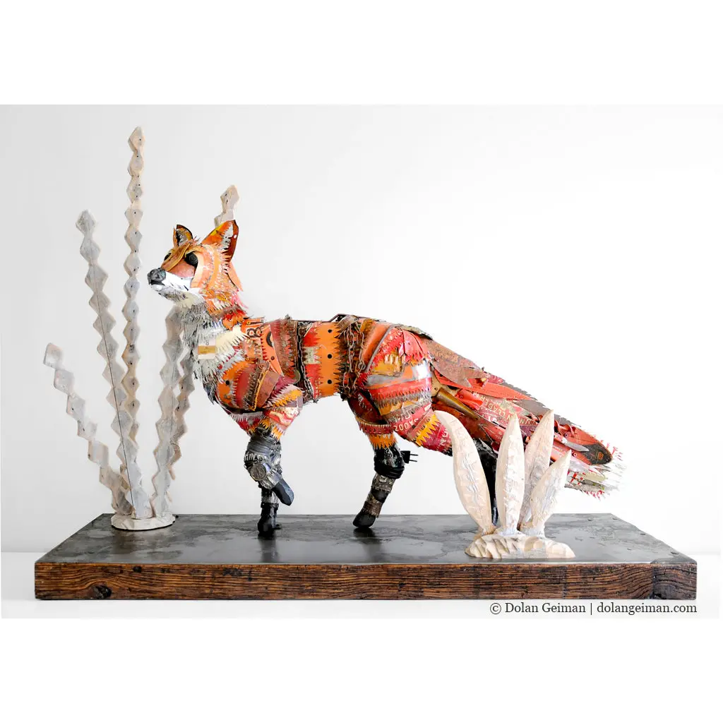 Vulpes, Vulpes Original 3D Sculpture 1