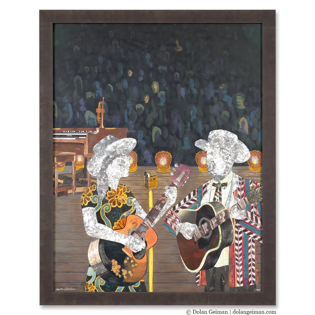 Custom Musicians Original Paper Collage 1