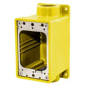 Hubbell - Watertight Series, Fd Box, 1" Npt, Yellow 1