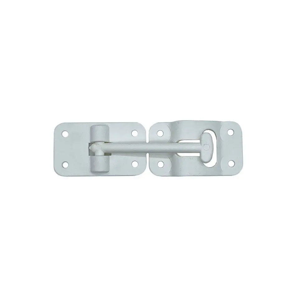 White 4" Standard T-Style Door Catch Latch Holder Rv Camper Trailer Cargo Hatch 1