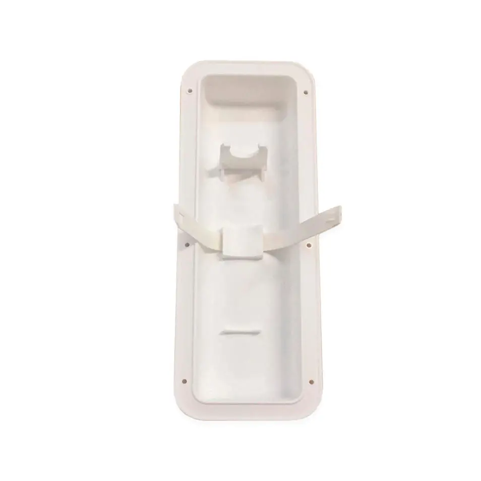White Fire Extinguisher Wall Mount Pocket Recessed Bracket Holder Hanger Boat Rv 1