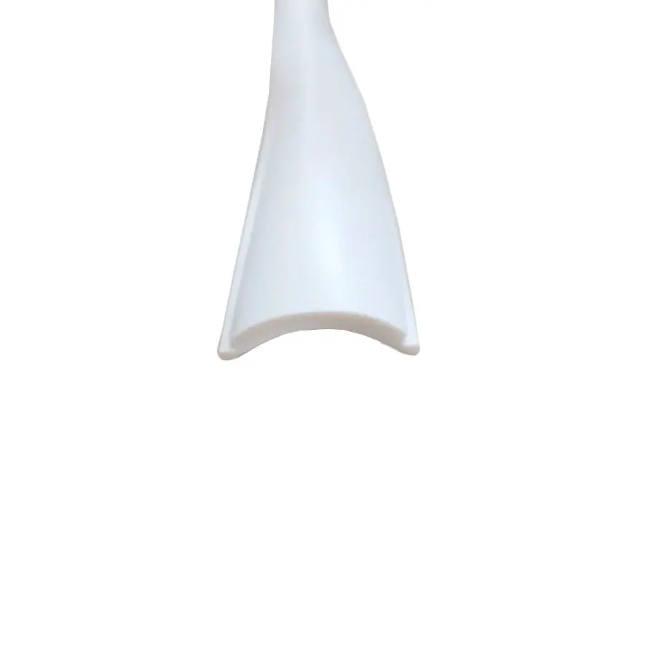 White Rv Marine Vinyl 7/8" Radius Insert Molding Flexible Screw Cover 1
