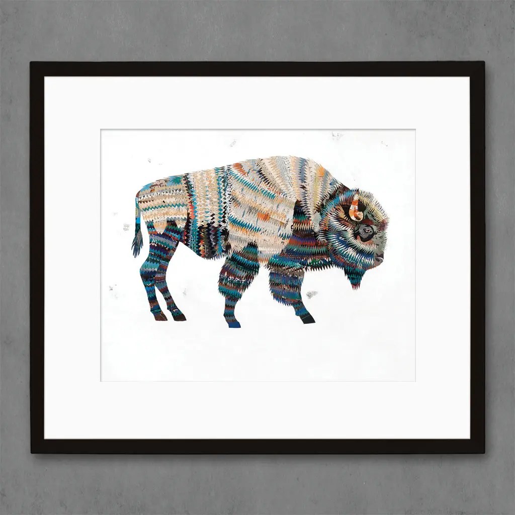 Animals Of North America: Bison Limited Edition Paper Print 1