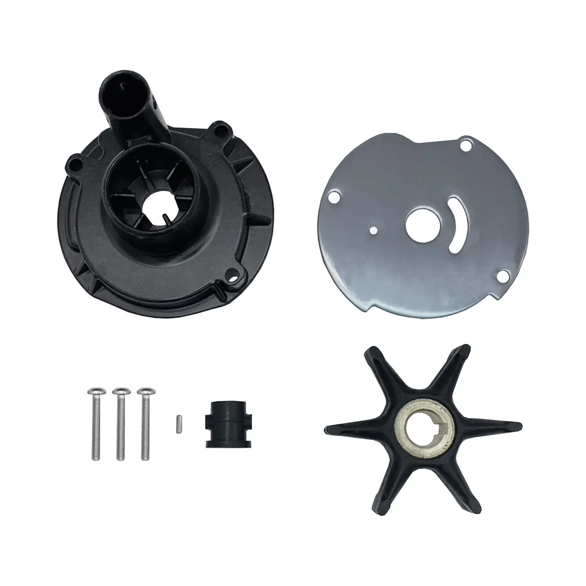 Water Pump & Impeller Kit For Johnson Evinrude 382468 Brp/Omc 777806 18-3377 1