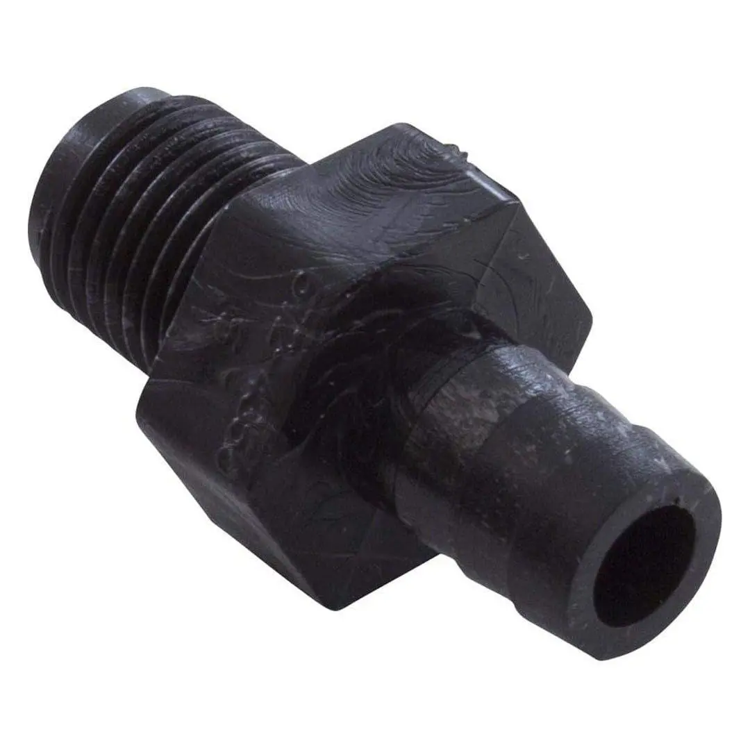 Waterway Plastics Rf850 - 1/4" Mpt X 3/8" Barb Adapter - 806105119919 1