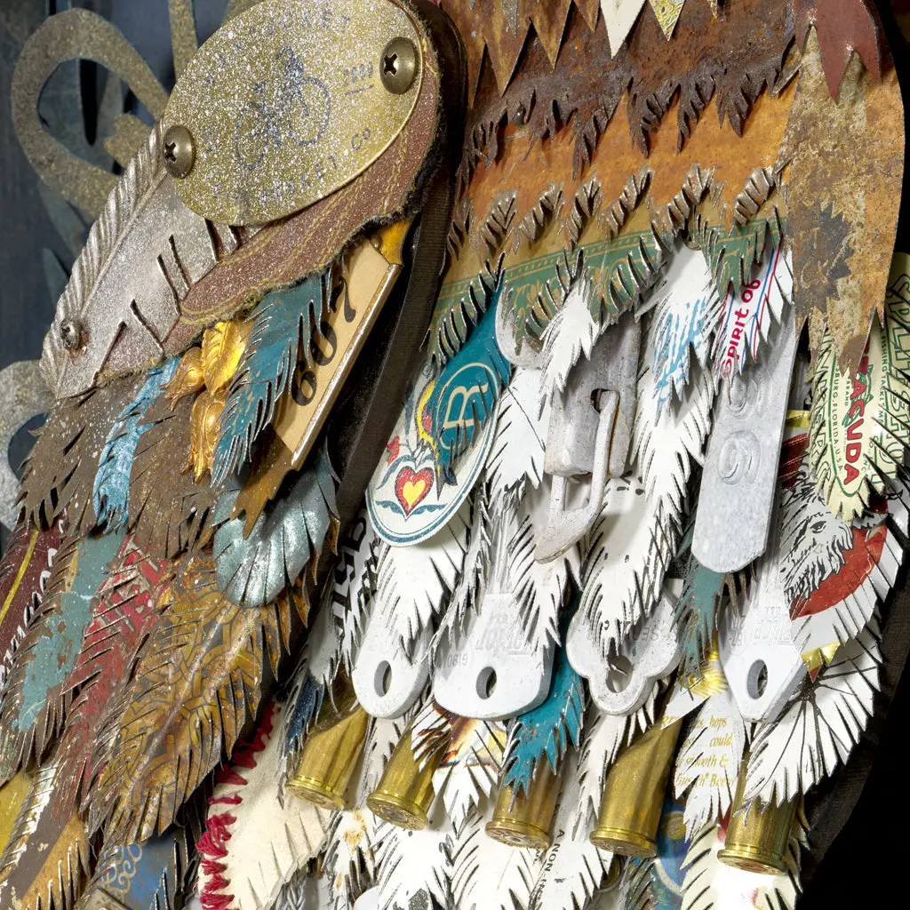 Listen To Many Original Mixed Media Sculpture 2