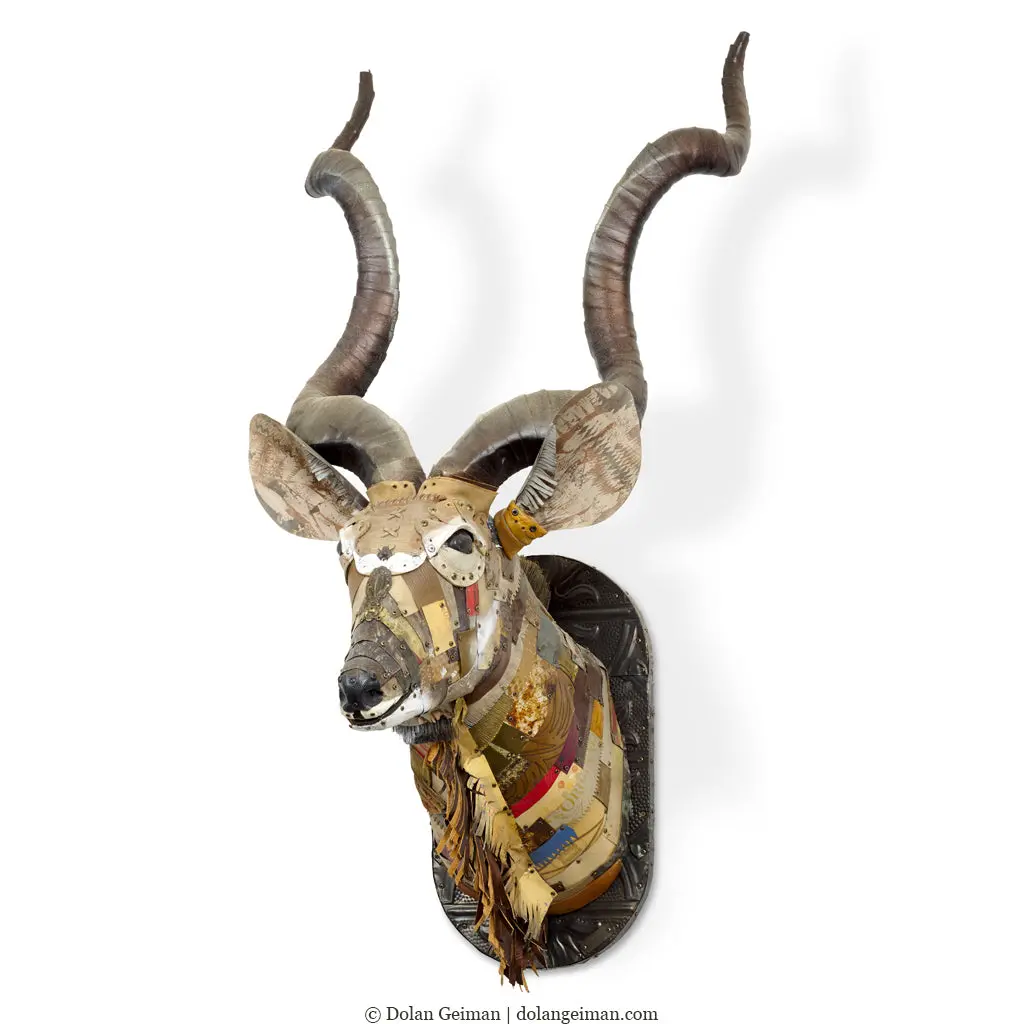 Custom Greater Kudu Original Faux Taxidermy Sculpture 1